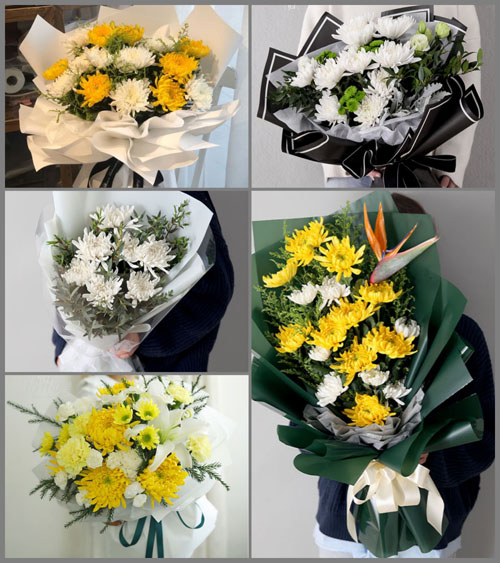 山东青岛莱西市院上镇兴隆院村白事花束代送